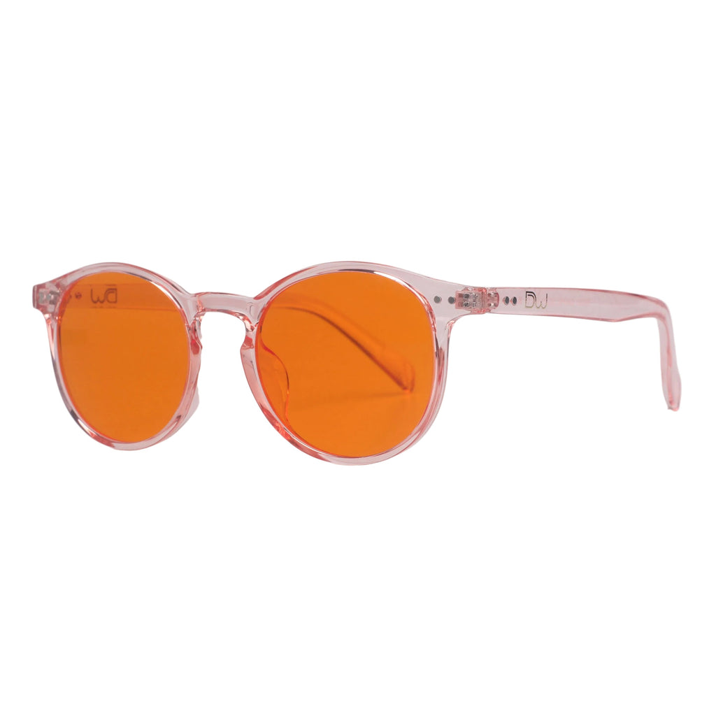 Rose Quartz Blue Light Blocking Glasses - DreamWalkerz Crystal Collection